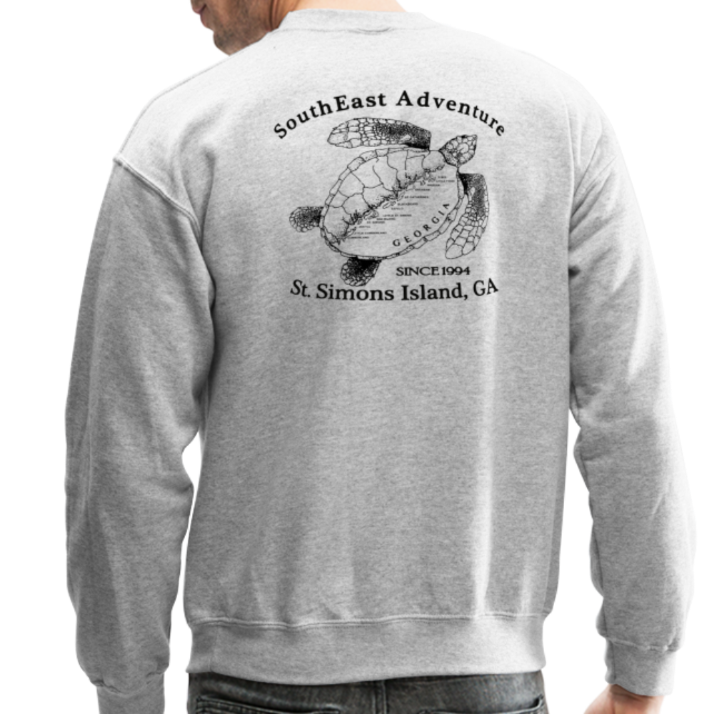 SEA Turtle Logo Crewneck Sweatshirt - heather gray