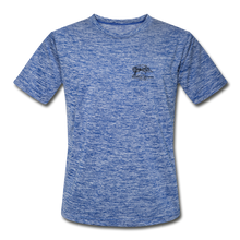 Load image into Gallery viewer, SEA Turtle Logo Men’s Moisture Wicking Performance T-Shirt - heather blue
