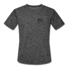 Load image into Gallery viewer, SEA Turtle Logo Men’s Moisture Wicking Performance T-Shirt - dark heather gray
